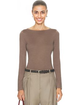 RENGGLI - Long Sleeve Boatneck Tee