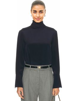 RENGGLI - Silk Turtleneck Top