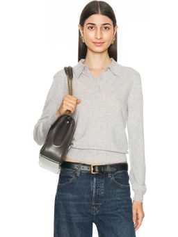 RENGGLI - Cashmere Long Sleeve Polo