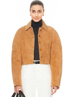 Rohe - Rounded Textured Suede Jacket