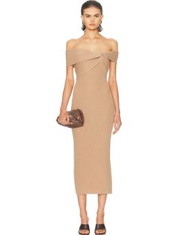 Roland Mouret - Cashmere Off ShoulderDress