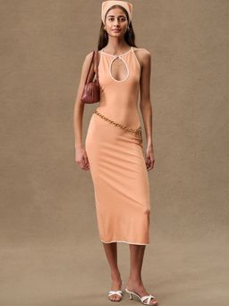 Rowen Rose - for FWRD Sleeveless Cut-out Long Dress