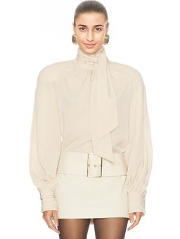 Rowen Rose - Tie Neck Blouse