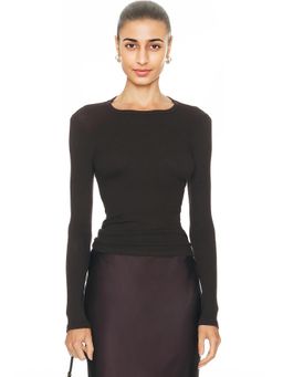 SABLYN - Quincy Long Sleeve Fitted Crewneck Tee