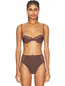 SIR. - Dunes Spliced Balconette Bikini Top