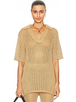 Simon Miller - Brisas Crochet Polo Top