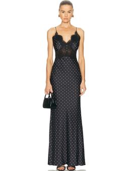 self-portrait - Polka Dot Lace Dress