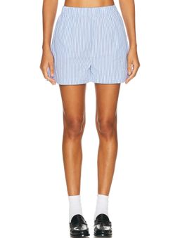 Sporty & Rich - x Hotel Du Cap Eden Roc Eden Script Poplin Short