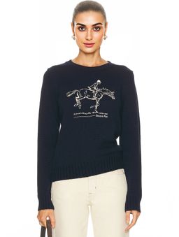 Sporty & Rich - Horse Knitted Sweatshirt