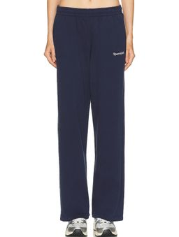 Sporty & Rich - Serif Logo Wide Sweatpant