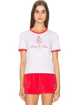 Sporty & Rich - Vendome Ringer Tee