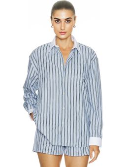 Sporty & Rich - Oversized Button Down Top