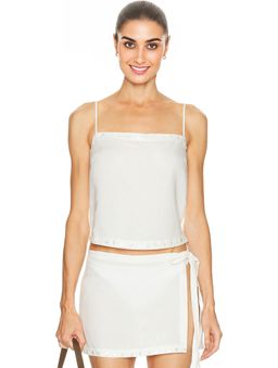 Staud - Kirra Linen Tank Top
