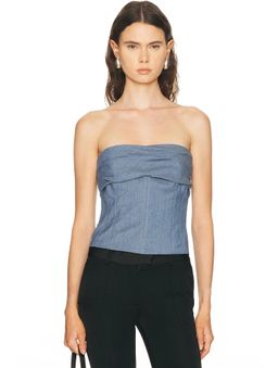 SEV - Tailored Drape Corset Top