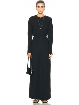 Toteme - Long Sleeve Slouch Waist Dress