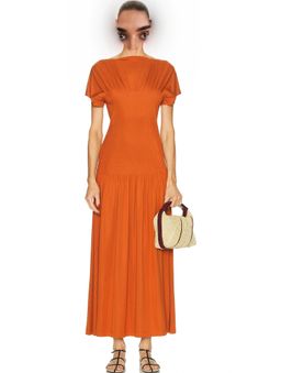 Toteme - Knife Pleated Jersey Dress