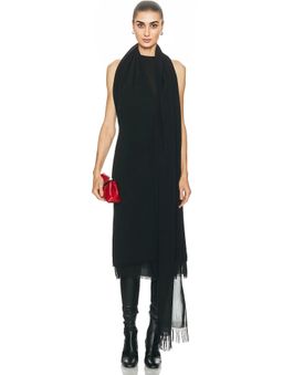 Toteme - Fringed Scarf Dress