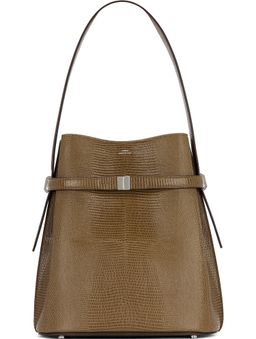 Toteme - Belted Lizard Embossed Bucket Bag
