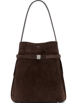 Toteme - Suede Belted Bucket Bag
