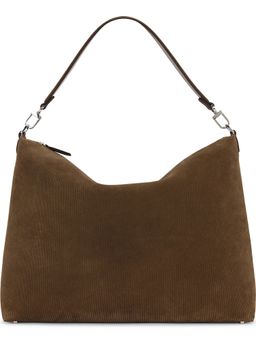 Toteme - Medium Bevel Cord Suede Bag