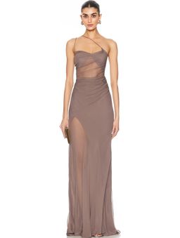 The Sei - Strappy Diaphanous Gown
