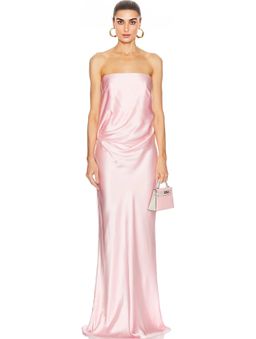 The Sei - Draped Strapless Gown