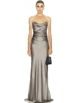 The Sei - Cowl Bustier Gown