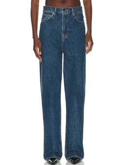 WARDROBE.NYC - Denim Low Rise Jeans