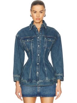 WARDROBE.NYC - Denim Contour Jacket