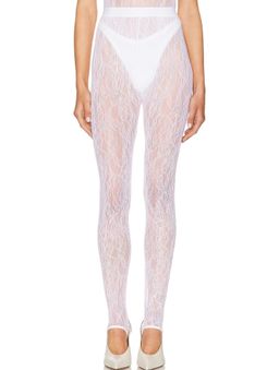 WARDROBE.NYC - Lace Stirrup Legging