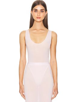 WARDROBE.NYC - Sheer Tank Bodysuit