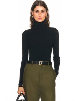 WARDROBE.NYC - Matte Turtleneck Top