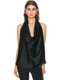 WARDROBE.NYC - Satin Halter Blouse