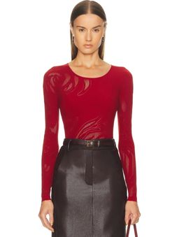 Wolford - Rose Net Bodysuit