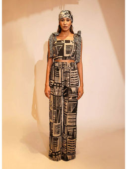 Nikita Mhaisalkar - Multicolored Aztec Print Pants