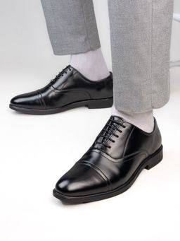 Alberto Torresi - Men's Black Synthetic Oxfords