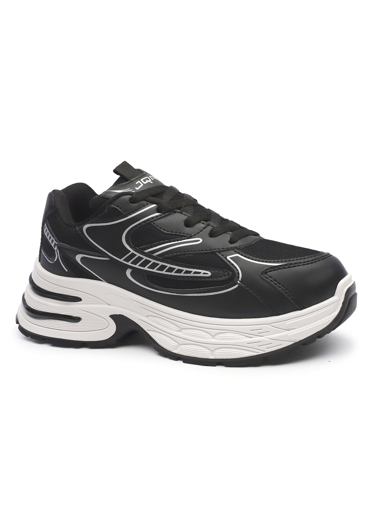 JQR Stella Black Women Sneakers