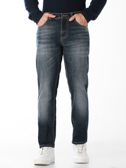 Jack & Jones - Dark Blue Ben Skinny Fit Jeans