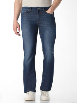 Jack & Jones - Blue Clark Straight Fit Jeans