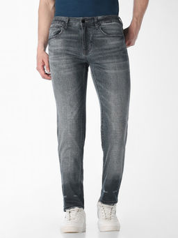 Jack & Jones - Grey Glenn 5 Pocket Slim Fit Jeans