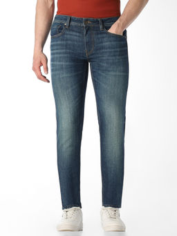 Jack & Jones - Blue Washed Glenn Slim Fit Jeans