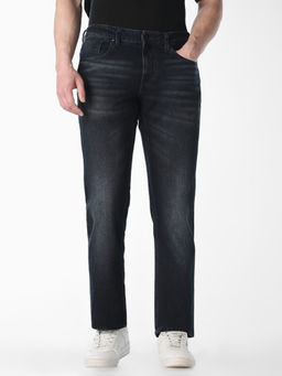 Jack & Jones - Straight Fit Navy Blue Jeans