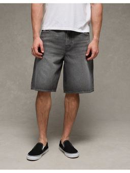 American Eagle - Grey Airflex Denim Shorts