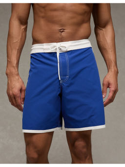 American Eagle - Blue Seersucker Shorts