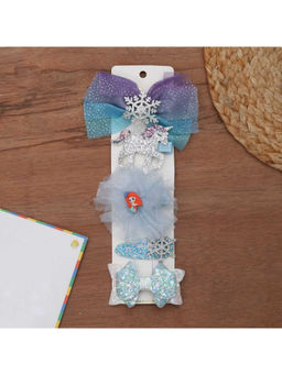Yellow Bee - Mystical Winter Wonderland Alligator Hair Clips - Multicolor (Pack of 5)