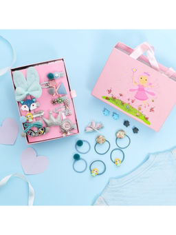 Yellow Bee - Adorable Clips Bands And Belt Hair Accessory Set For Girls Set of 24