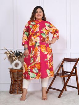 Gahan - Stylish & Comfortable Print Womens Kurta - Multi