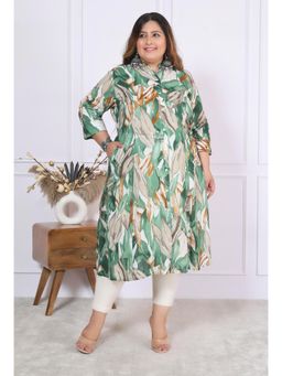 Gahan - Stylish & Comfortable Print Womens Kurta - Green