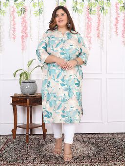 Gahan - Stylish & Comfortable Print Womens Kurta - Green