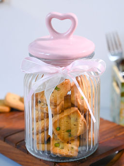 Voncasa - Heart Ear Lid 950ml Jar